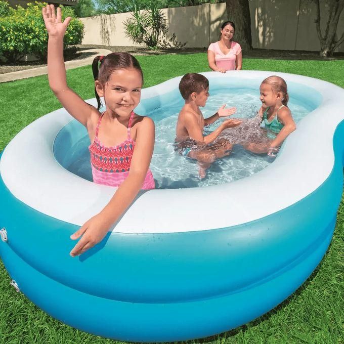 Piscine Bestway Gonflable Pour Enfants +3 Ans 262 X 157 X 46 cm 54117