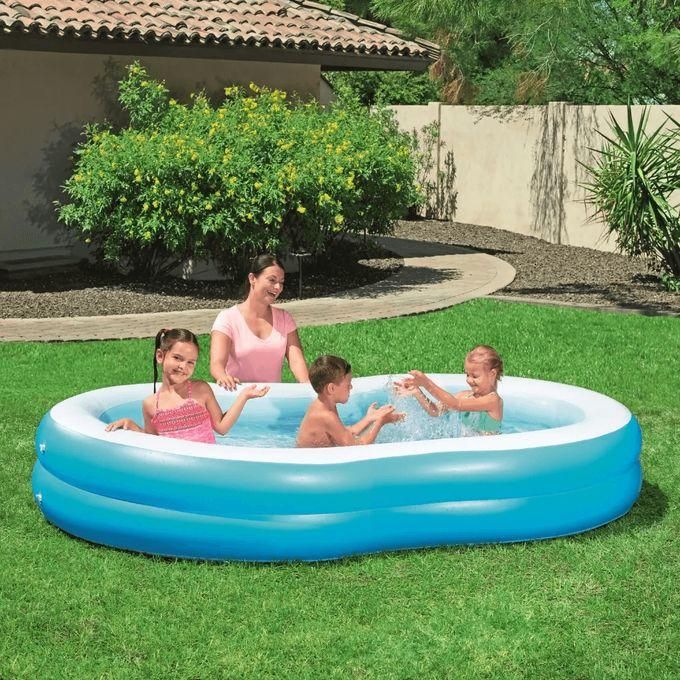 Piscine Bestway Gonflable Pour Enfants +3 Ans 262 X 157 X 46 cm 54117