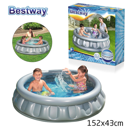 Piscine gonflable pour enfants Bestway - 152 x 33 CM - Ronde - Vinyle robuste