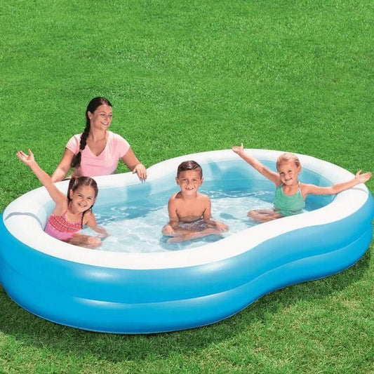 Piscine Bestway Gonflable Pour Enfants +3 Ans 262 X 157 X 46 cm 54117